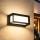 Brilagi - Aplique de pared exterior LED PARKER/12W/230V 3000/4500/6000K negro IP44