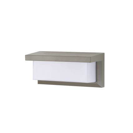 Brilagi - Aplique de pared exterior LED regulable BRICKY 1xE27/6W/230V 2700-6500K IP54 gris