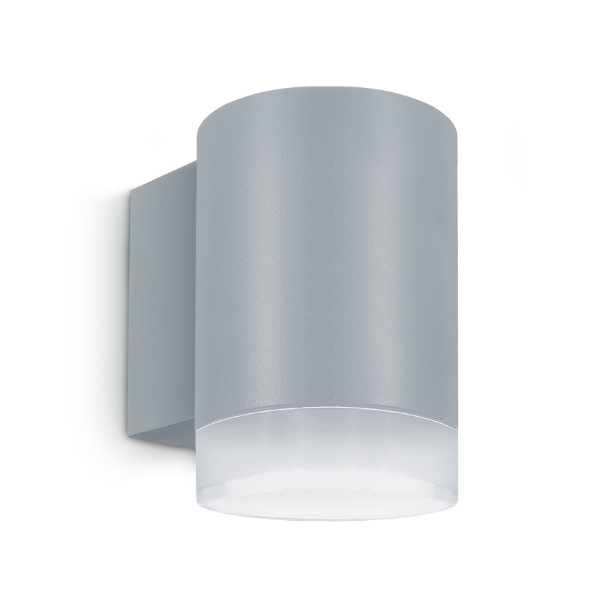 Brilagi - Aplique de pared exterior LED RGBW regulable MATERA 1xGU10/4,8W/230V 3000K IP54 gris + mando a distancia