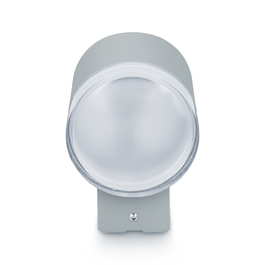 Brilagi - Aplique de pared exterior LED RGBW regulable MATERA 1xGU10/4,8W/230V 3000K IP54 gris + mando a distancia