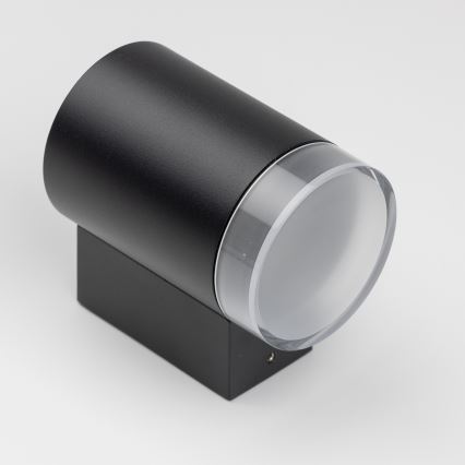 Brilagi - Aplique LED RGBW regulable de pared para exterior MATERA 1xGU10/4,8W/230V 3000K IP54 negro + mando a distancia