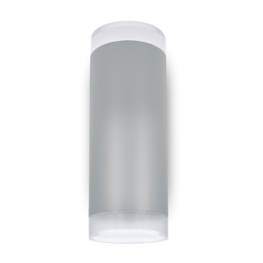 Brilagi - Luminaria de pared exterior LED RGBW regulable MATERA 2xGU10/4,8W/230V 3000K IP54 gris + mando a distancia