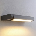 Brilagi - Aplique de pared exterior LED SALERNO LED/12W/230V 35,5 cm antracita IP65