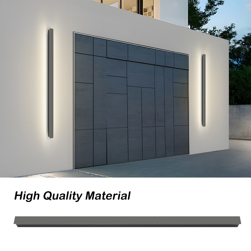 Brilagi - Aplique LED de pared para exterior LINEAR LED/32W/230V 3000K IP65 140 cm antracita CRI 90