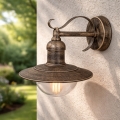 Brilagi - Aplique de pared exterior MOLDE 1xE27/60W/230V IP44 bronce/pátina