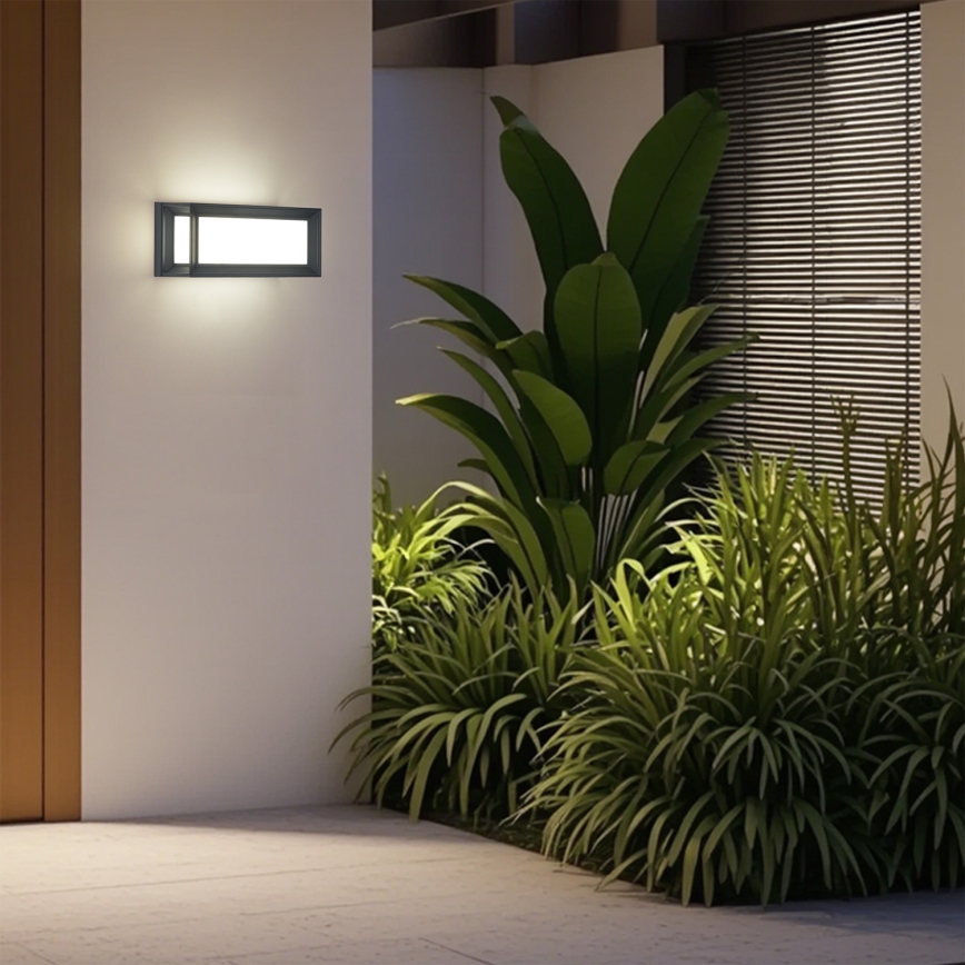 Brilagi - Aplique de pared exterior PARKER 1xE27/60W/230V antracita IP44