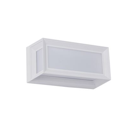 Brilagi - Aplique de pared exterior PARKER 1xE27/60W/230V blanco IP44