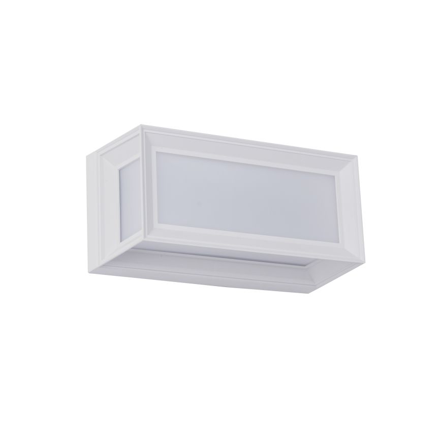 Brilagi - Aplique de pared exterior PARKER 1xE27/60W/230V blanco IP44