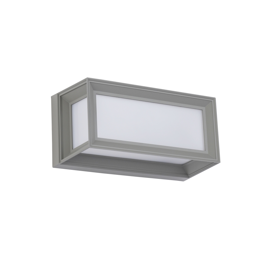 Brilagi - Aplique de pared exterior PARKER 1xE27/60W/230V gris IP44
