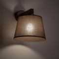 Brilagi - Aplique de pared LATTE 1xE27/15W/230V pino/marrón