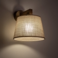 Brilagi - Aplique de pared LATTE SABIA 1xE27/15W/230V pino/beige