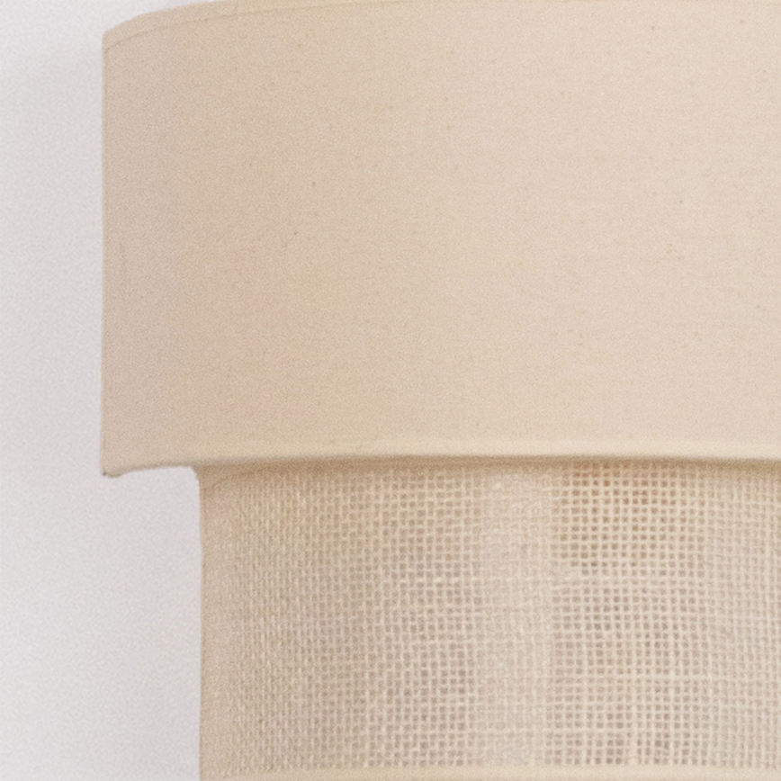 Brilagi - Aplique de pared LED BOHO ECO 1xE27/10W/230V color crema