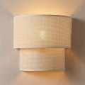 Brilagi - Aplique de pared LED BOHO ECO 1xE27/10W/230V crema