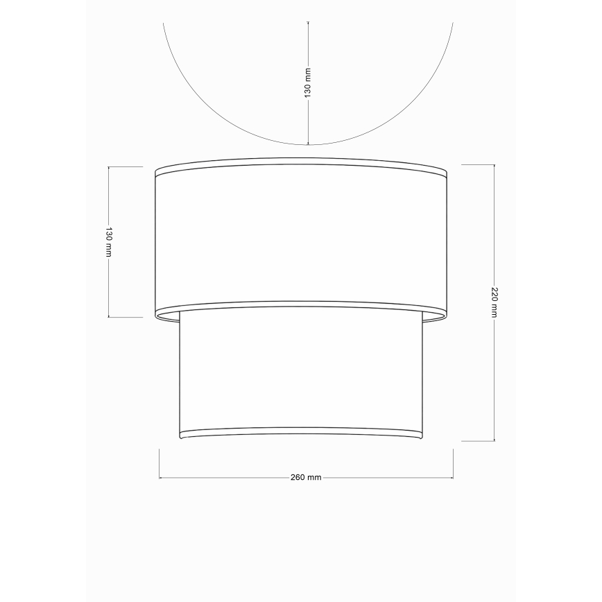 Brilagi - Aplique de pared LED BOHO ECO 1xE27/10W/230V marrón/crema