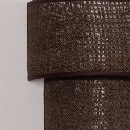 Brilagi - Aplique de pared LED BOHO ECO 1xE27/10W/230V marrón
