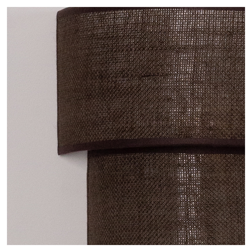 Brilagi - Aplique de pared LED BOHO ECO 1xE27/10W/230V marrón