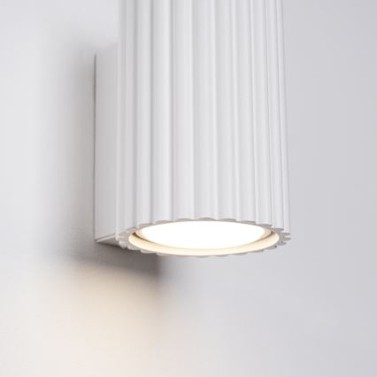 Brilagi - Aplique de pared LED CRESTO 1xGU10/10W/230V 10 cm blanco
