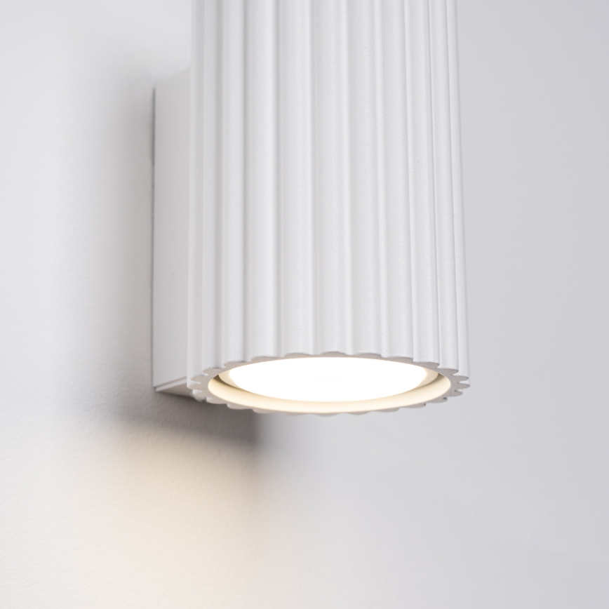Brilagi - Aplique de pared LED CRESTO 1xGU10/10W/230V 10 cm blanco