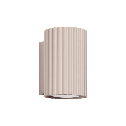 Brilagi - Aplique de pared LED CRESTO 1xGU10/10W/230V 10 cm taupe