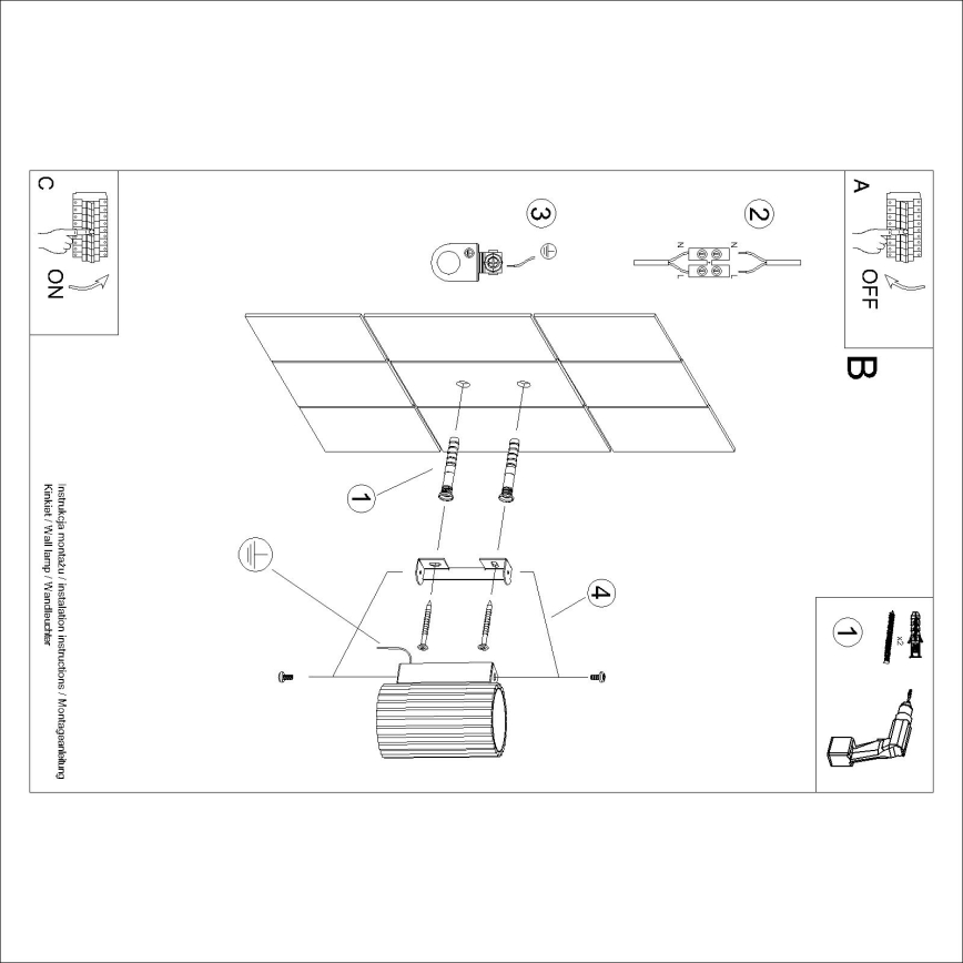 Brilagi - Aplique de pared LED CRESTO 1xGU10/10W/230V 10 cm turquesa