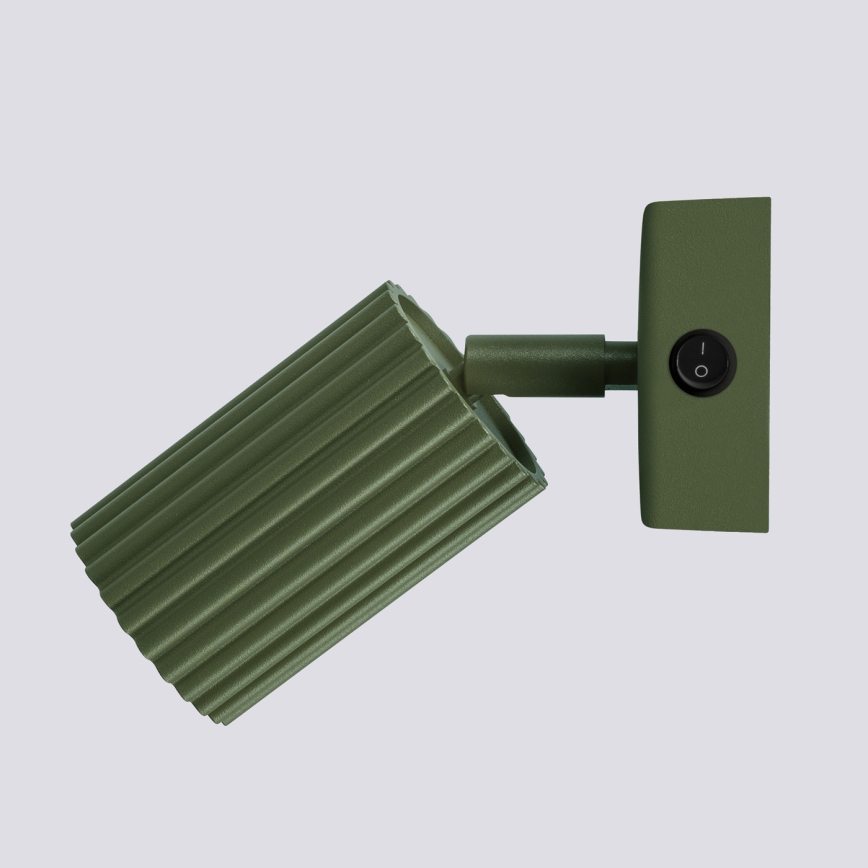 Brilagi - Aplique de pared LED CRESTO 1xGU10/10W/230V, verde