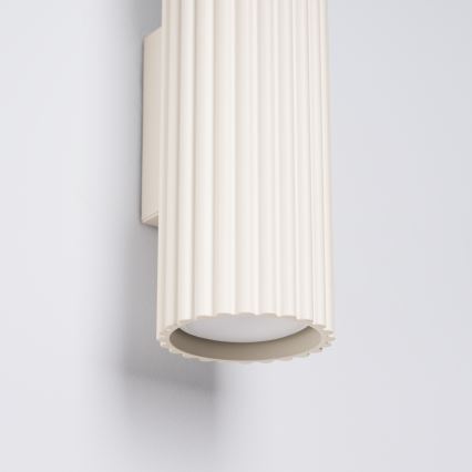 Brilagi - Aplique de pared LED CRESTO 2xGU10/10W/230V 20 cm crema