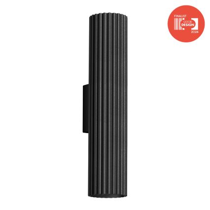 BRILAGI - Aplique de pared LED CRESTO 2xGU10/10W/230V 30 cm negro