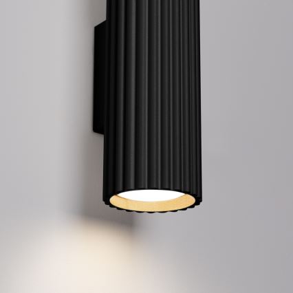 BRILAGI - Aplique de pared LED CRESTO 2xGU10/10W/230V 30 cm negro
