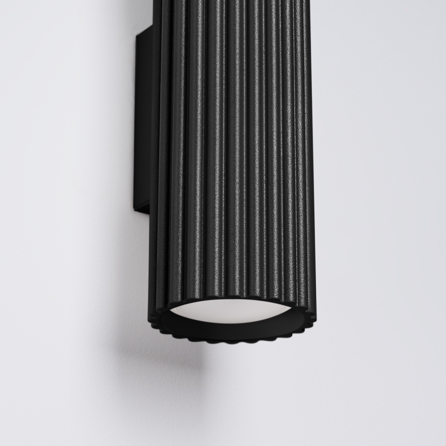 BRILAGI - Aplique de pared LED CRESTO 2xGU10/10W/230V 30 cm negro