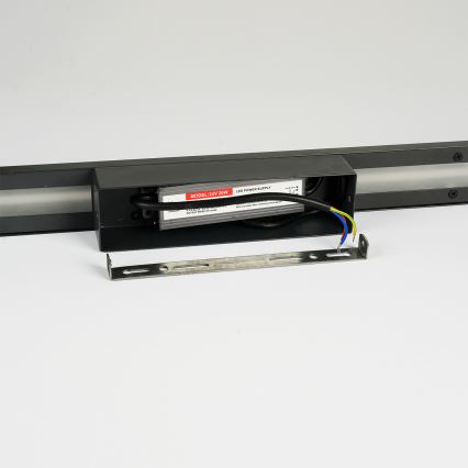 Brilagi - Aplique LED de pared exterior LINEO LED/24W/230V 4000K IP65 100 cm negro CRI 90