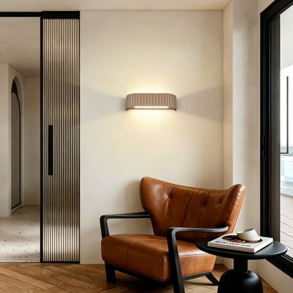 BRILAGI - Aplique de pared LED FALCON MODERN LED/10W/230V 30 cm 3000/4500/6000K beige