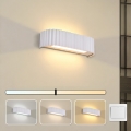 BRILAGI - Aplique de pared LED FALCON MODERN LED/10W/230V 30 cm 3000/4500/6000K blanco
