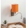 Brilagi - Aplique de pared LED flexible NUBILA 1xE27/25W/230V + LED/3W cromo mate/naranja