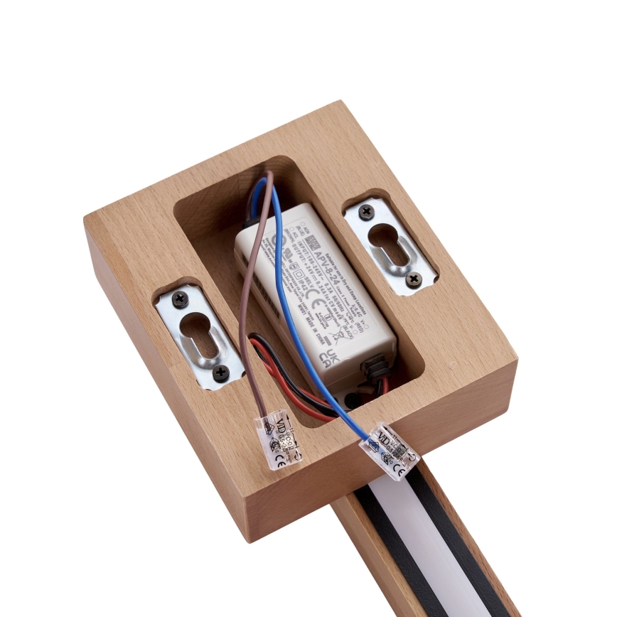 BRILAGI - Aplique de pared LED GARDALINE LED/90W/230V 60 cm roble