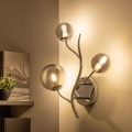 Brilagi - Aplique de pared LED MISTEL 3xG9/3W/230V negro cromado/ahumado