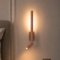 BRILAGI - Aplique de pared LED orientable VIXON, LED/3W/230V + LED/5W, bronce, IRC 90