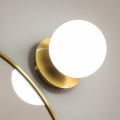 Brilagi - Aplique de pared LED para baño BALL LED/6W/230V 3000/4000/6500K IP44 dorado