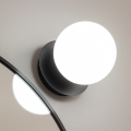 Brilagi - Aplique de pared LED para baño BALL LED/6W/230V 3000/4000/6500K IP44 negro