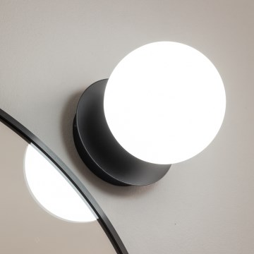Brilagi - Aplique de pared LED para baño BALL LED/6W/230V 3000/4000/6500K IP44 negro