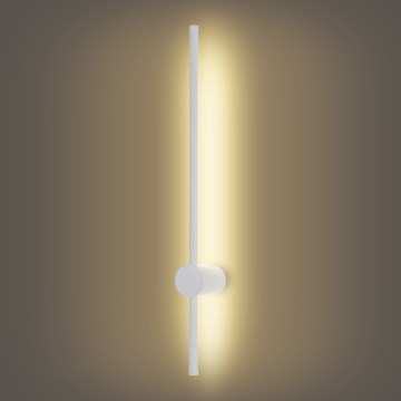 Brilagi - Aplique de pared LED para exterior AURA LED/12W/230V 3000K IP54 65 cm blanco CRI 90