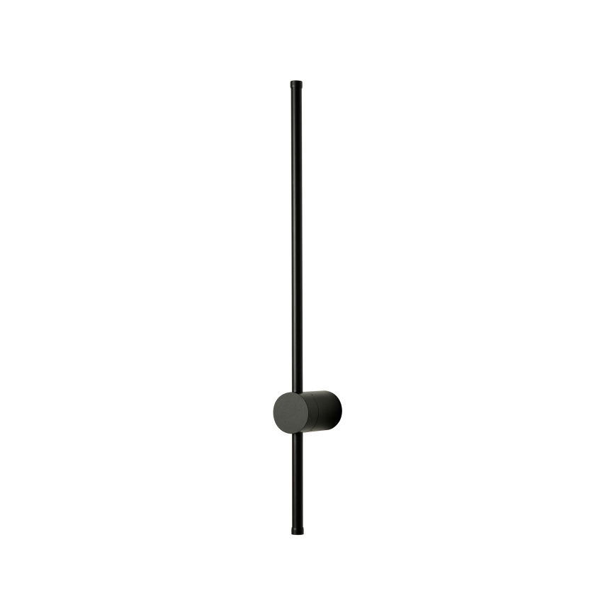 Brilagi - Aplique LED de pared exterior AURA, 12W/230V, 3000K, IP54, 65 cm, negro, CRI 90