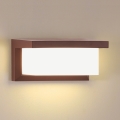 Brilagi - Aplique de pared LED para exterior BRICKY LED/12W/230V marrón IP54