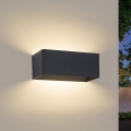 Brilagi - Aplique de pared LED para exterior DONNANI LED/7W/230V negro IP44