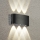 Brilagi - Aplique de pared LED para exterior FLAREBOX LED/6W/230V negro IP65