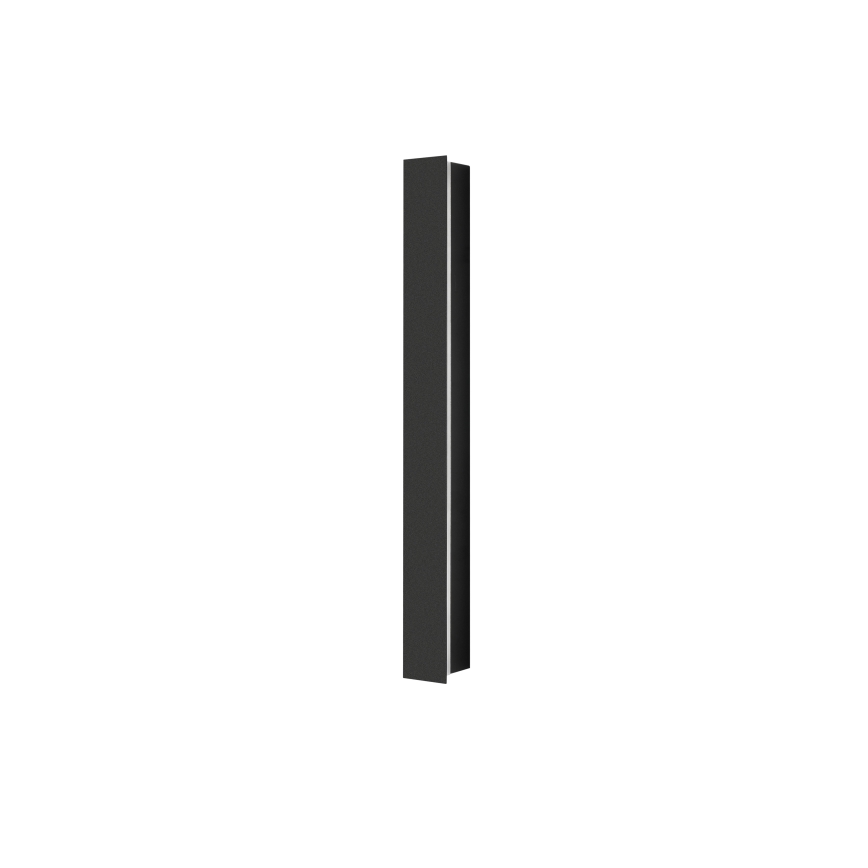 Brilagi - Aplique de pared exterior LINEAR LED/12W/230V 3000K IP65 50 cm negro CRI 90