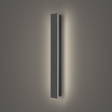 Brilagi - Aplique de pared LED para exterior LINEAR LED/12W/230V 4000K IP65 50 cm antracita CRI 90