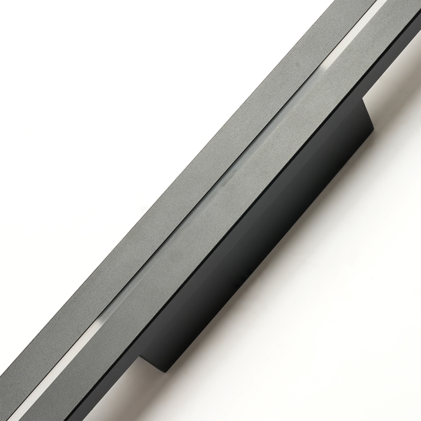 Brilagi - Aplique de pared para exterior LINEO LED/24W/230V 3000K IP65 100 cm negro CRI 90