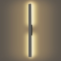 Brilagi - Aplique de pared LED para exterior LUNA LED/24W/230V 3000K IP65 100 cm antracita CRI 90