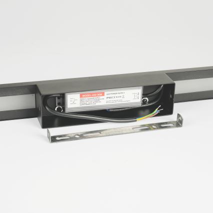 Brilagi - Aplique de pared LED para exterior LUNA LED/24W/230V 3000K IP65 100 cm antracita CRI 90