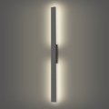 Brilagi - Aplique de pared LED para exterior LUNA LED/24W/230V 4000K IP65 100 cm antracita IRC 90